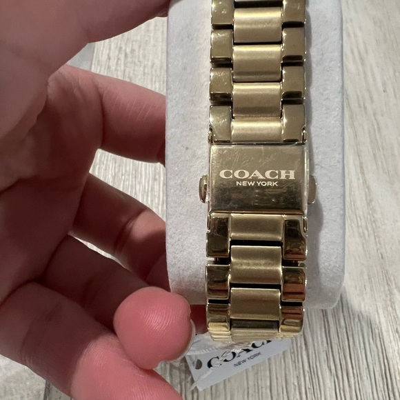 Coach Preston Rainbow Gold Tone Watch NWT - Picture 10 of 12